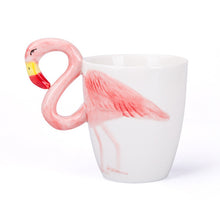 Load image into Gallery viewer, 3D Flamingo Ceramic Coffee Mug
